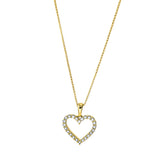 Collier 18 kt GG, 24 Brill. 0,47 ct, TW-si
