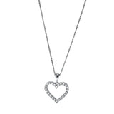 Collier 18 kt WG, 24 Brill. 0,47 ct, TW-si