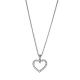Collier 18 kt WG, 22 Brill. 0,25 ct, TW-si