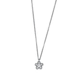 Collier 18 kt WG, 6 Brill. 0,32 ct, TW-si