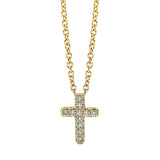 Collier 18 kt GG, mit ZÖ 40 cm + 42,5 cm, 11 Brill. 0,06 ct, TW-si