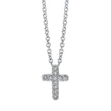 Collier 18 kt WG, mit ZÖ 40 cm + 42,5 cm, 11 Brill. 0,06 ct, TW-si