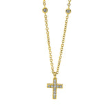 Collier 18 kt GG, mit ZÖ 40 cm + 43 cm, 13 Brill. 0,08 ct, TW-si