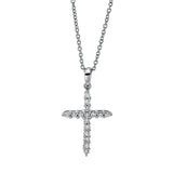Collier 18 kt WG, mit ZÖ 40 cm + 42.5 cm, 16 Brill. 0,26 ct, TW-si