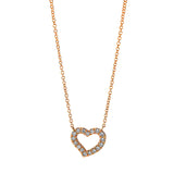 Collier 18 kt RG, mit ZÖ 40 cm + 42.5 cm, 17 Brill. 0,11 ct, TW-si