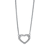Collier 18 kt WG, 5 Brill. 0,06 ct, TW-si, 2 Brill. 0,02 ct, TW-si, 10 Brill. 0,05 ct, TW-si