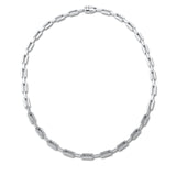 Collier 18 kt WG, 168 Brill. 1,75 ct, TW-si