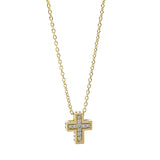 Collier 18 kt GG, 10 Brill. 0,04 ct, TW-si