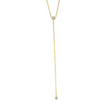 Collier 18 kt GG, mit ZÖ 40 cm + 42 cm, 1 Brill. 0,08 ct, TW-si, 1 Brill. 0,02 ct, TW-si
