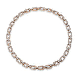 Collier 18 kt RG, 559 Brill. 12,05 ct, TW-vsi