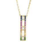 Collier 18 kt GG, mit ZÖ 40 cm + 43 cm, 3 Bag. 0,12 ct, TW-si, 30 Saphire 0,29 ct multicolor