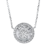 Collier 18 kt WG, mit ZÖ 38,40.5 cm, 1 Brill. 0,09 ct,TW-si,26Trap.0,29 ct, TW-si, 34 Brill.0,34 ct, TW-si