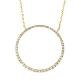 Collier 18 kt GG, mit ZÖ 38 cm + 41 cm, 54 Brill. 0,39 ct, TW-si