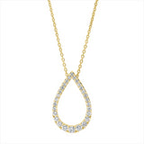 Collier 18 kt GG, 28 Brill. 0,52 ct, TW-si