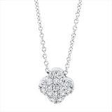 Collier 18 kt WG, 17 Brill. 0,11 ct, F-si