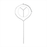 Collier 18 kt WG, 163 Brill. 4,60 ct, TW-si