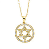 Collier 14 kt GG, mit ZÖ 43,2 cm, 40 Brill. 0,32 ct, TW-si, 36 Brill. 0,21 ct, TW-si