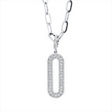 Collier 18 kt WG, 39 Brill. 0,23 ct, TW-vsi/si