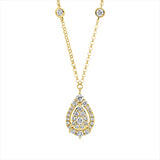 Collier 18 kt GG, 6 Brill.0,27 ct, TW-si, 9 Brill.0,16 ct, TW-si, 16 Brill.0,10 ct, TW-si, 1 Brill.0,05 ct, TW-si