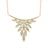 Collier 18 kt GG, 5 Brill.0,29 ct, TW-si, 20 Brill.0,41 ct, TW-si, 41 Brill.0,22 ct, TW-si, 1 Brill.0,08 ct, TW-si