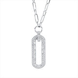 Collier 18 kt WG, 14 Bag. 0,38 ct, F-vsi/si, 63 Brill. 0,78 ct, TW-si