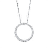 Collier 18 kt WG, 30 Brill. 0,40 ct, TW-si