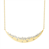 Collier 18 kt GG, mit ZÖ 40 cm + 43 cm, 41 Brill. 0,51 ct, TW-si