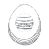Collier 18 kt WG, 687 Brill. 11,79 ct, TW-si