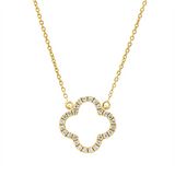 Collier 18 kt GG, mit ZÖ 40 cm + 43 cm, 28 Brill. 0,08 ct, TW-si