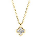 Collier 18 kt GG, mit ZÖ 40 cm, 42cm, 4 Brill. 0,09 ct, TW-si, 1 Brill. 0,01 ct, TW-si