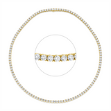 Collier 18 kt GG, Premium Edition, 117 Brill. 16,37 ct, TW-si