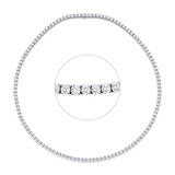 Collier 18 kt WG, Premium Edition, 124 Brill. 14,92 ct, TW-si