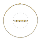 Collier 18 kt GG, Premium Edition, 191 Brill. 5,80 ct, TW-si