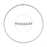 Collier 18 kt WG, Premium Edition, 145 Brill. 10,64 ct, TW-si