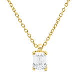 Collier 18 kt GG, GIA6525317573, mit ZÖ 42 cm, 1 Sm.schliff 0,40 ct, TW-vsi