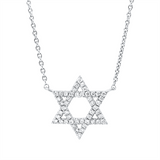 Collier 18 kt WG, 48 Brill. 0,20 ct, W-si