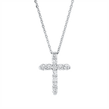 Collier 18 kt WG, 11 Brill. 0,33 ct, F-si