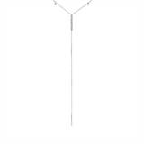 Collier 18 kt WG, 50 Dia. 0,13 ct, TW-si, 6 Brill. 0,06 ct, TW-si