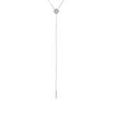 Collier 18 kt WG, 35 Dia. 0,08 ct, TW-vsi/si