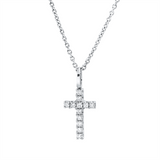 Collier 18 kt WG, 12 Brill. 0,07 ct, TW-pi