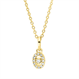 Collier 18 kt GG, Fass rhod, ZÖ 40+42,5 cm, 1 Dia. 0,01 ct, TW-si, 12 Dia. 0,04 ct, TW-si