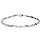 Armband 18 kt WG, 71 Brill. 3,00 ct, TW-si