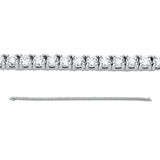 Armband 18 kt WG, 75 Brill. 2,51 ct, TW-si