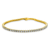 Armband 18 kt GG+WG, 67 Brill. 3,55 ct, TW-si