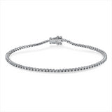 Armband 18 kt WG, 88 Brill. 1,05 ct, TW-si