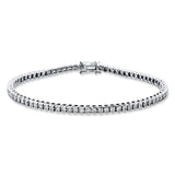 Armband 18 kt WG, 76 Brill. 3,03 ct, TW-si