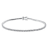 Armband 18 kt WG, 79 Brill. 1,48 ct, TW-si