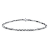 Armband 14 kt WG, 87 Brill. 0,35 ct, TW-si