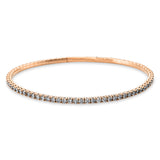 Armband 18 kt RG, 70 Brill. 2,75 ct, TW-si