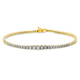 Armband 18 kt GG, 24 Brill. 0,99 ct, TW-si, 1 Brill. 0,15 ct, TW-si